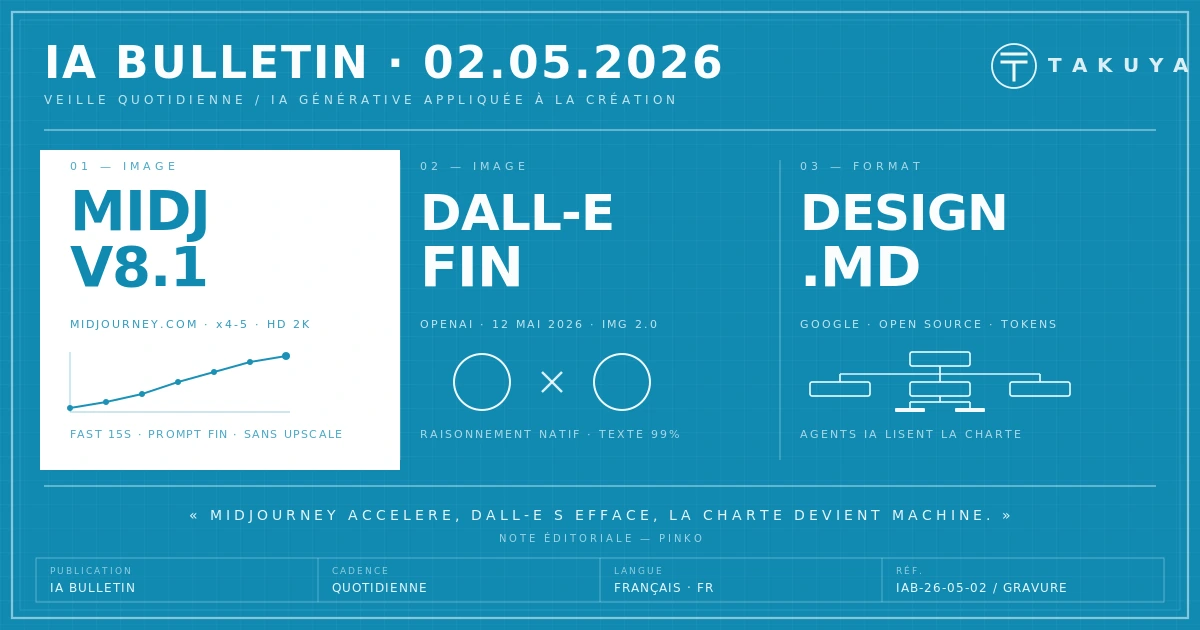 Blueprint IA Bulletin &mdash; 2 mai 2026