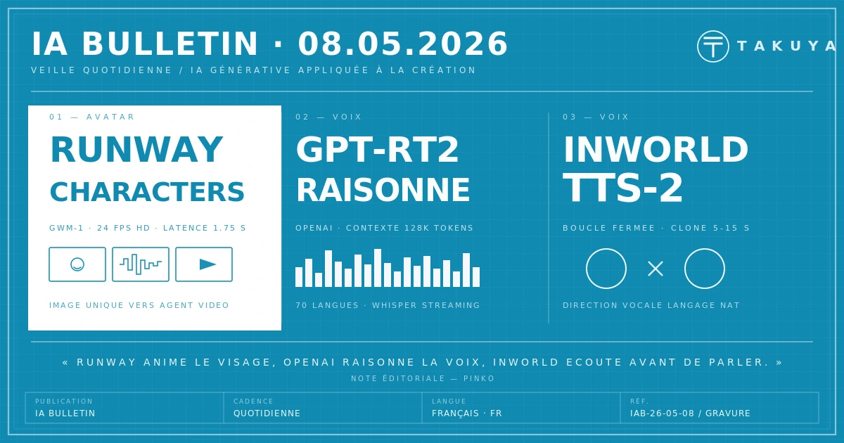 Blueprint IA Bulletin — 8 mai 2026