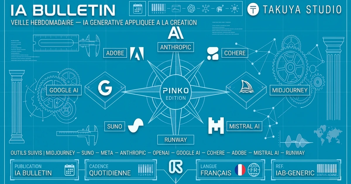 Blueprint IA Bulletin — veille IA générative créative