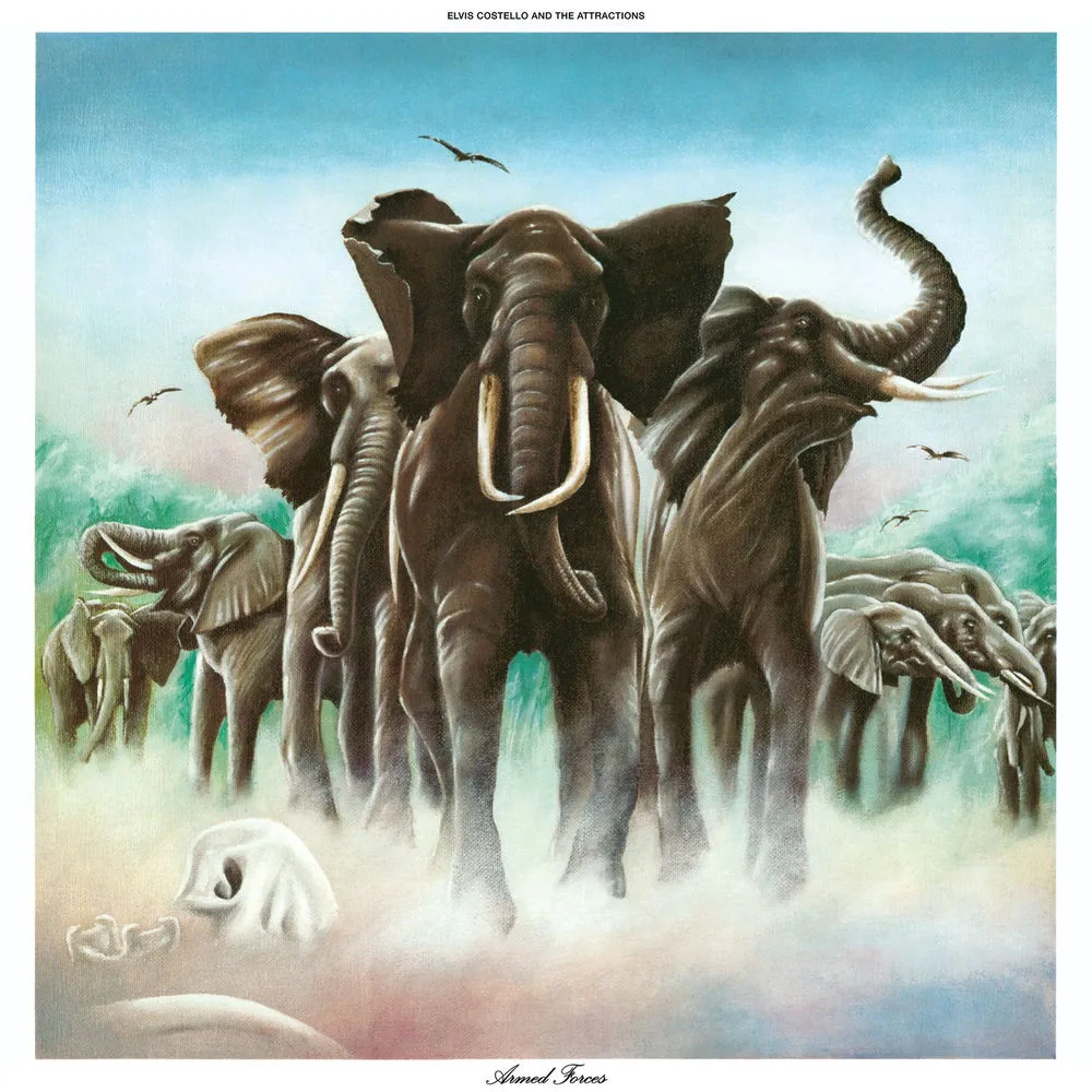 Armed Forces — Barney Bubbles pour Elvis Costello, 1979